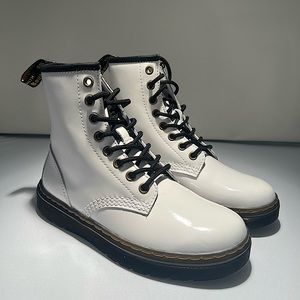 Glossy White Dr.Martens